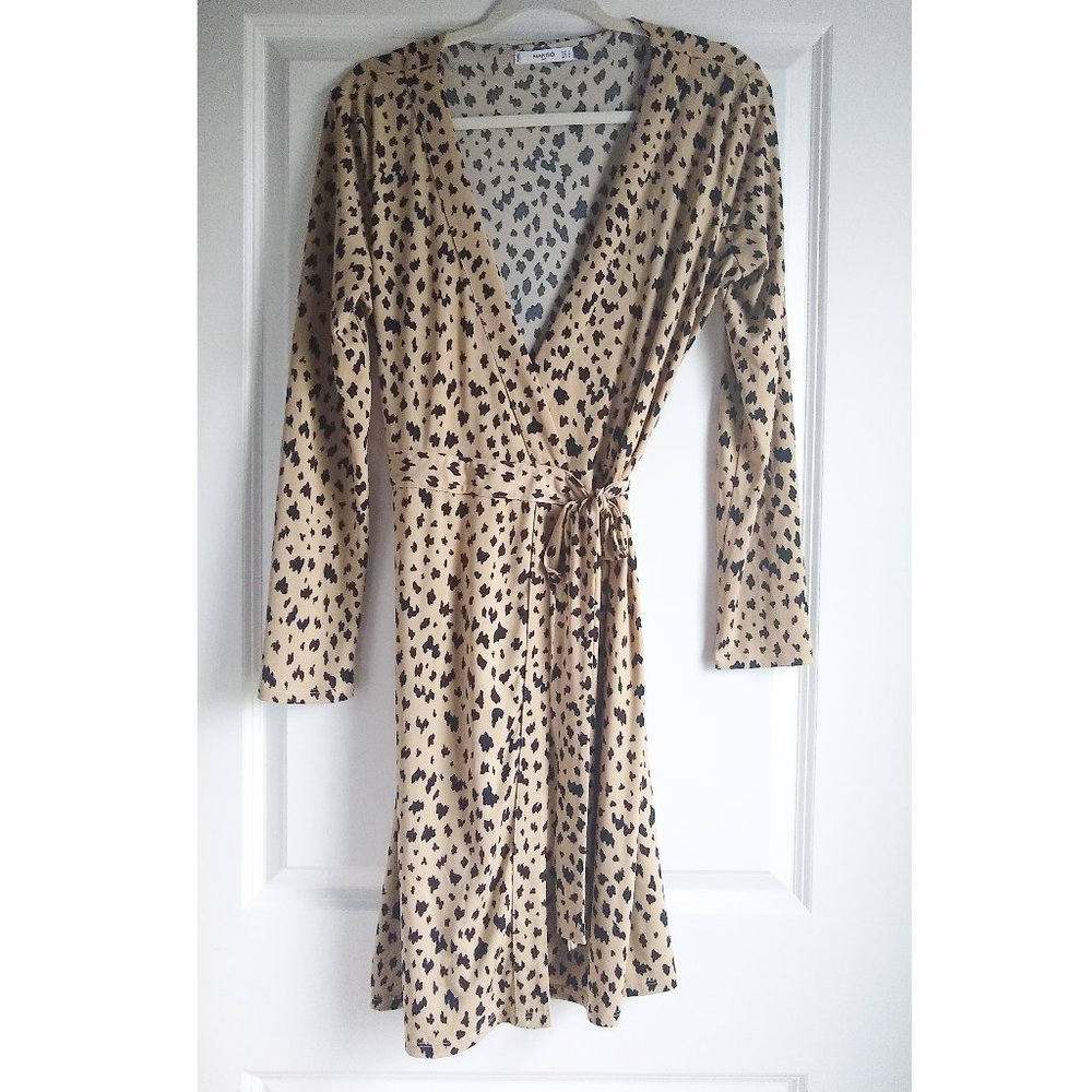 MANGO WRAP DRESS - CUTE & ELEGANT! SIZE M